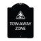 Signmission Tow-Away Zone with Graphic Heavy-Gauge Aluminum Architectural Sign, 24" x 18", BS-1824-24411 A-DES-BS-1824-24411 - alternate 1